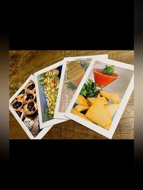 Photo Greeting Card Set - Appetizers